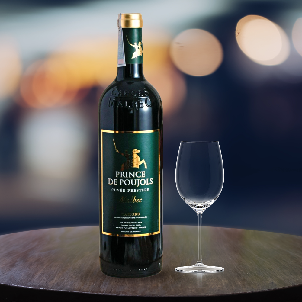 Vang Pháp Prince De Poujols Cuvee Prestige Malbec