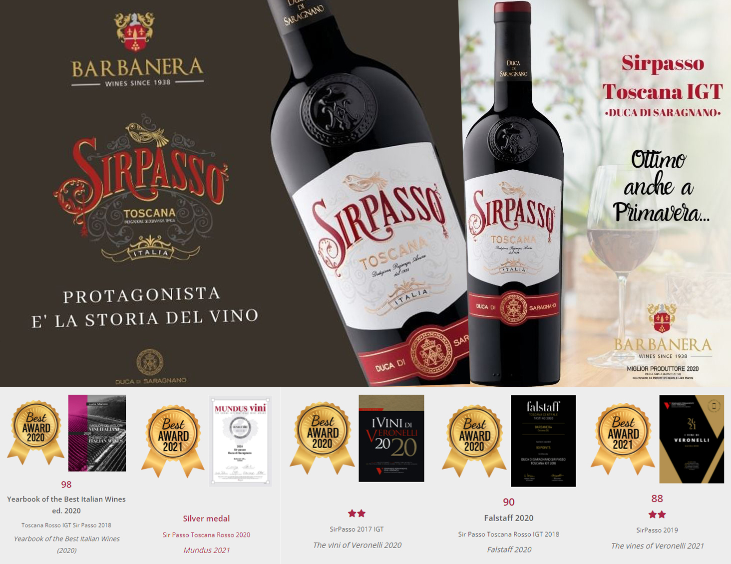 Rượu vang Ý Sir Passo Rosso Toscana