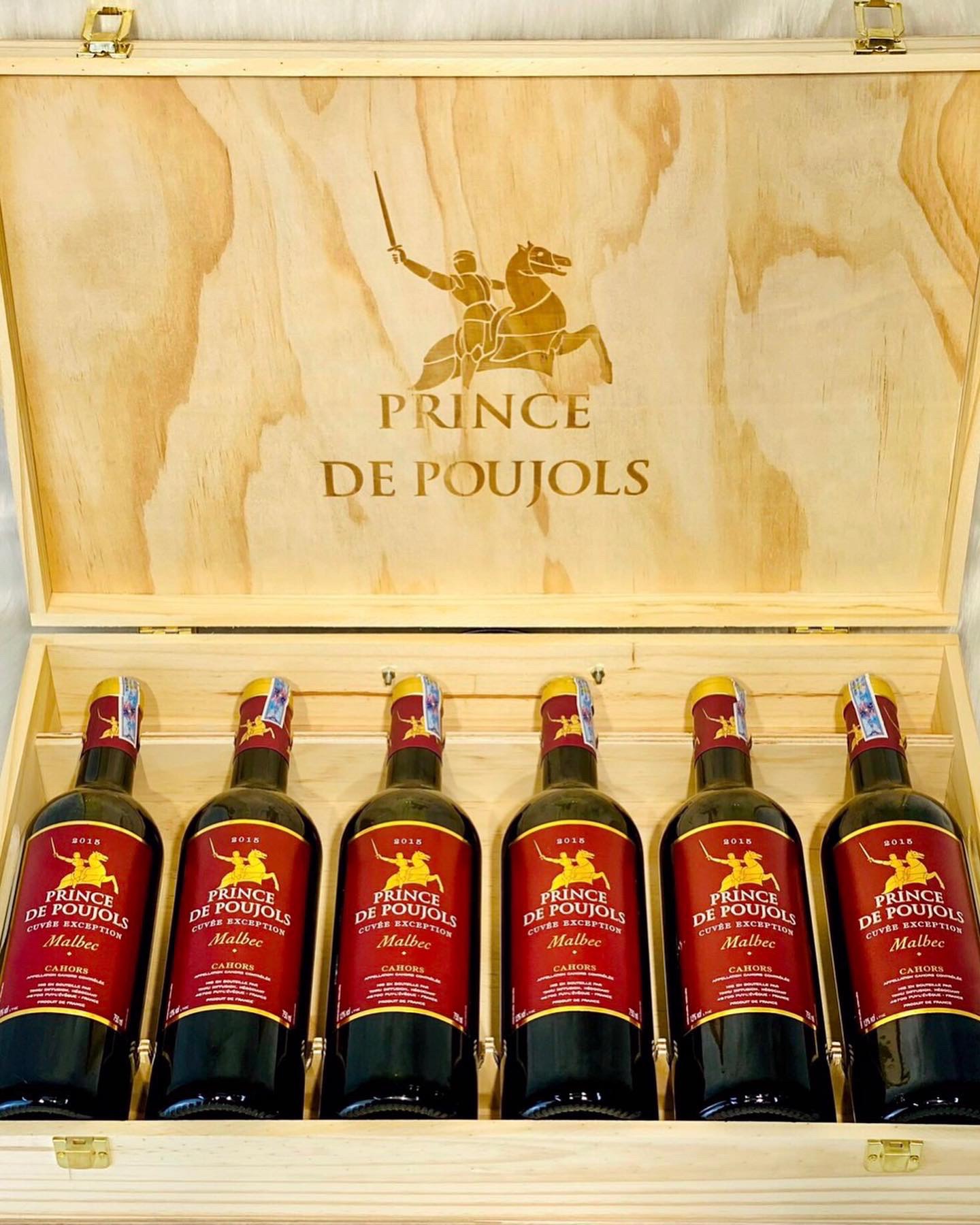 Rượu vang Pháp Prince De Poujols Cuvée Exception Malbec