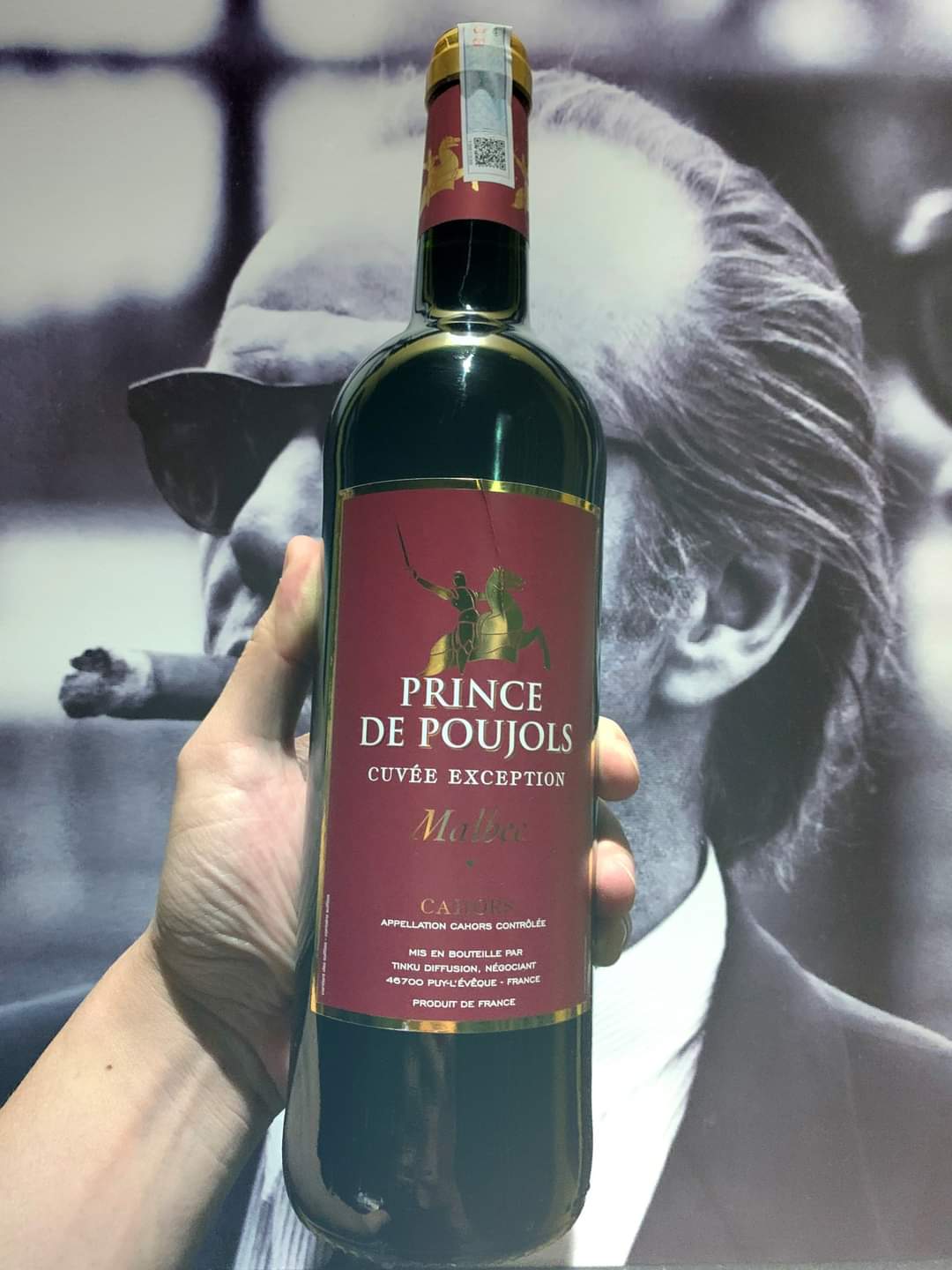 Vang Pháp Prince De Poujols Cuvée Exception Malbec