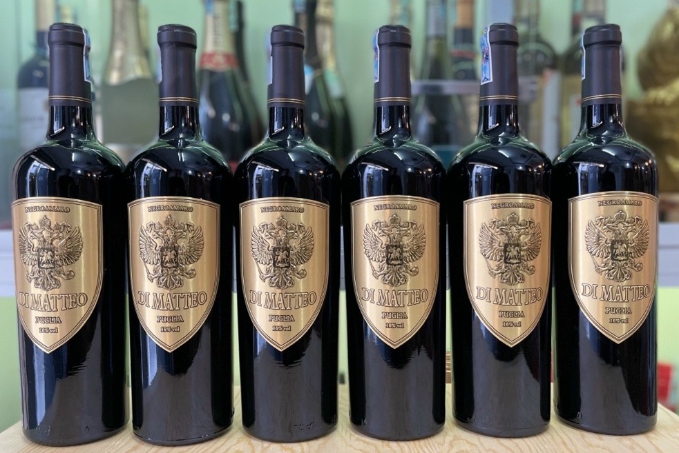 Vang ý Di Matteo Negroamaro 16 độ 