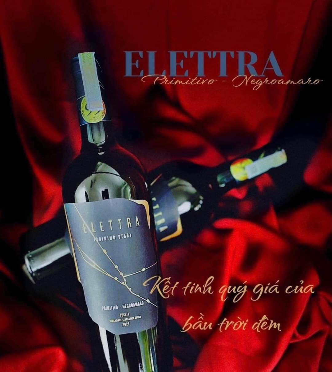 RƯỢU VANG Ý ELETTRA PRIMITIVO NEGROAMARO PUGLIA