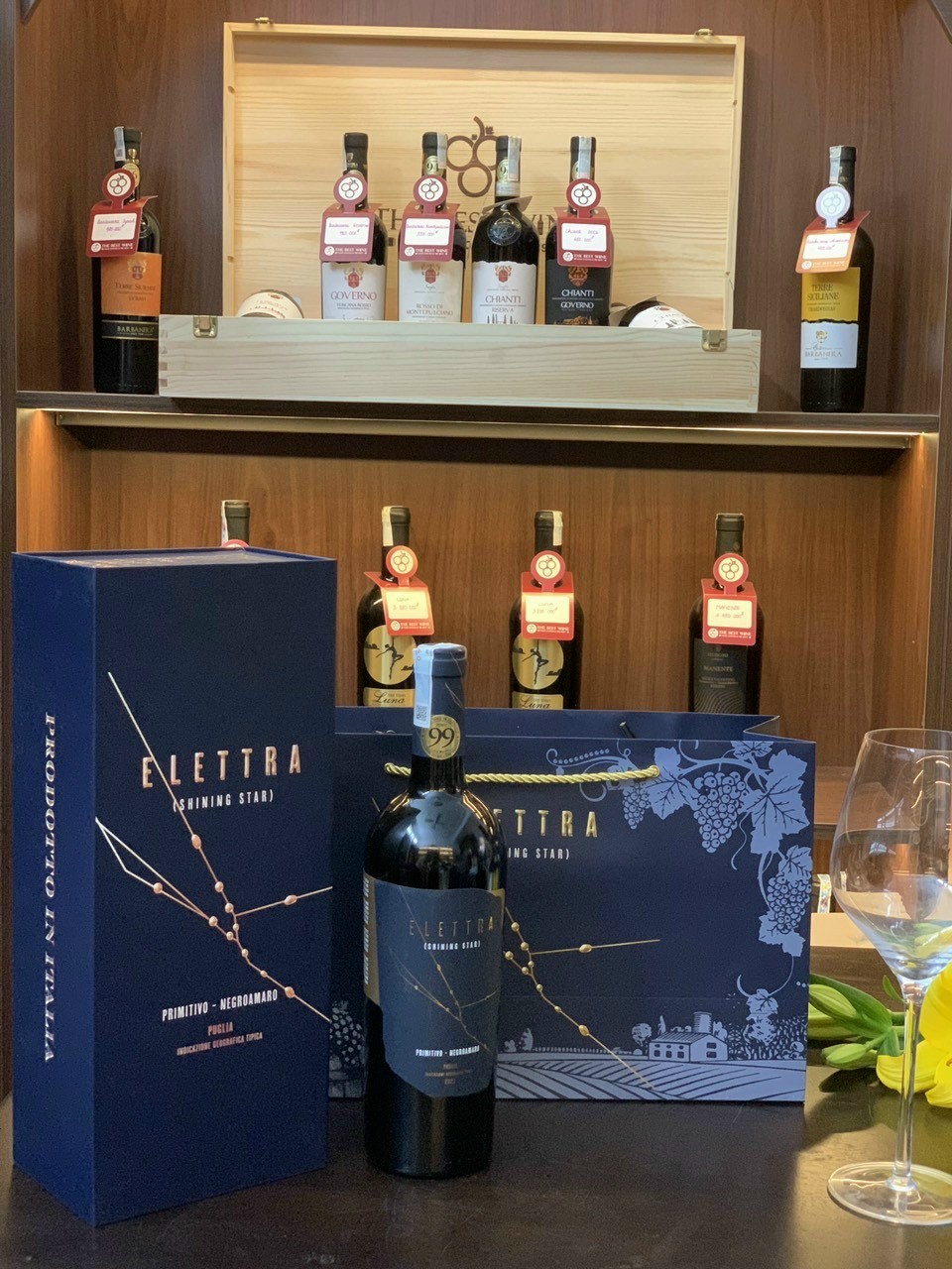 RƯỢU VANG Ý ELETTRA PRIMITIVO NEGROAMARO PUGLIA