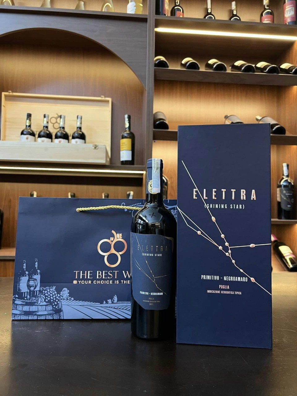 RƯỢU VANG Ý ELETTRA PRIMITIVO NEGROAMARO PUGLIA